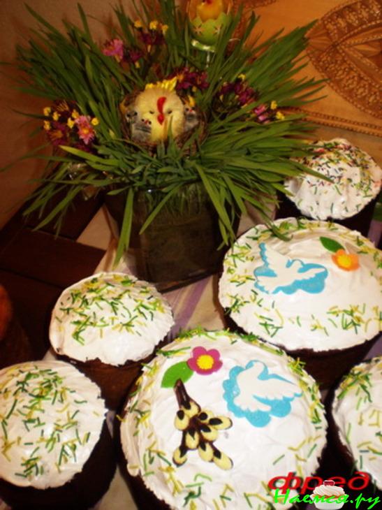 Кулич пасхальный на сметане и молоке