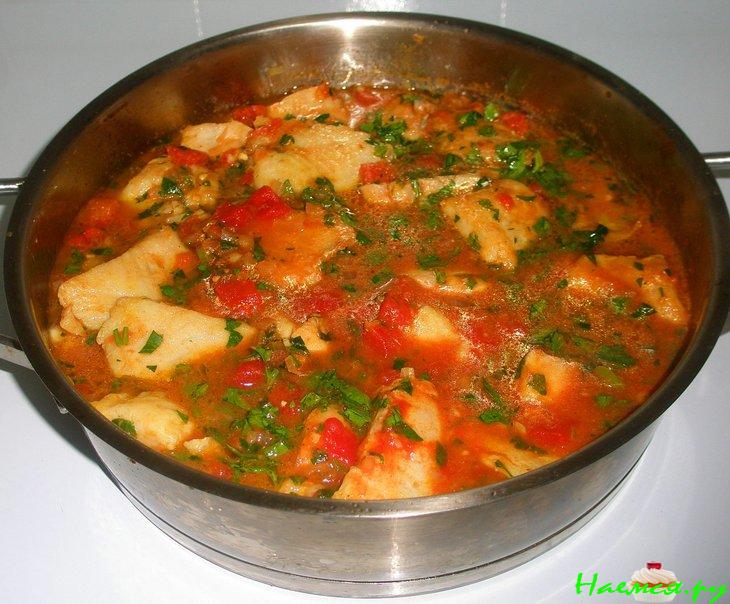 Рыбка в подливке по-арабски