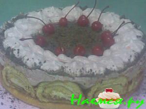 Вишнево-шоколадный торт Вишнево-шоколадный торт