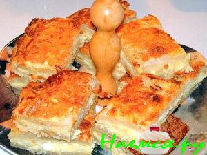 Картофельный пирог с белым сыром