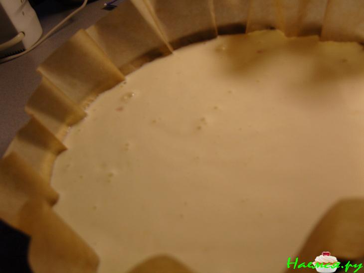 Творожный торт с черникой