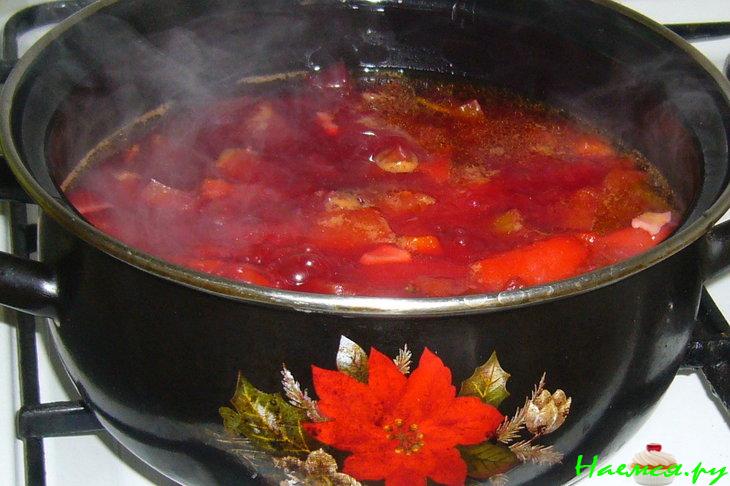 Суп-пюре из овощей "Бордовый"