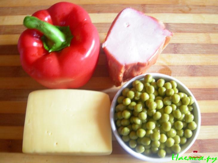 Салат "Воскресенье" с свиным балыком