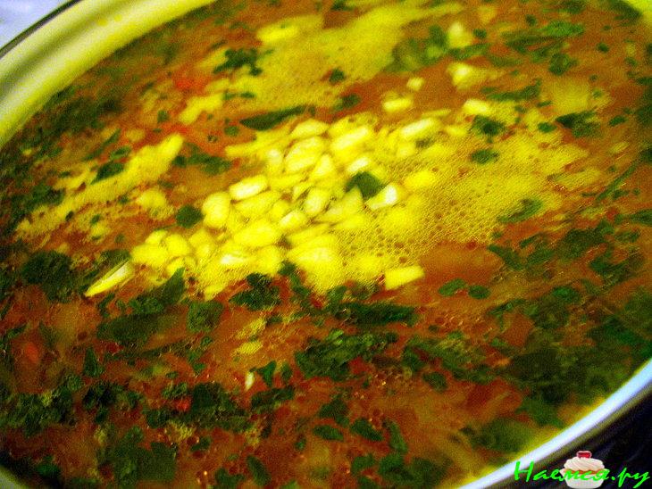 Щи из квашенной капусты(постные)