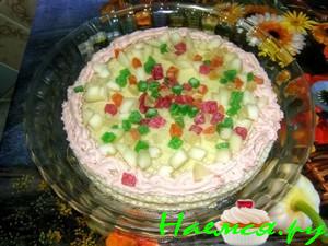 Быстрый вафельный тортик