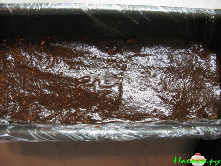 Шоколадное паве со взбитыми сливками, тоффи и зефиром