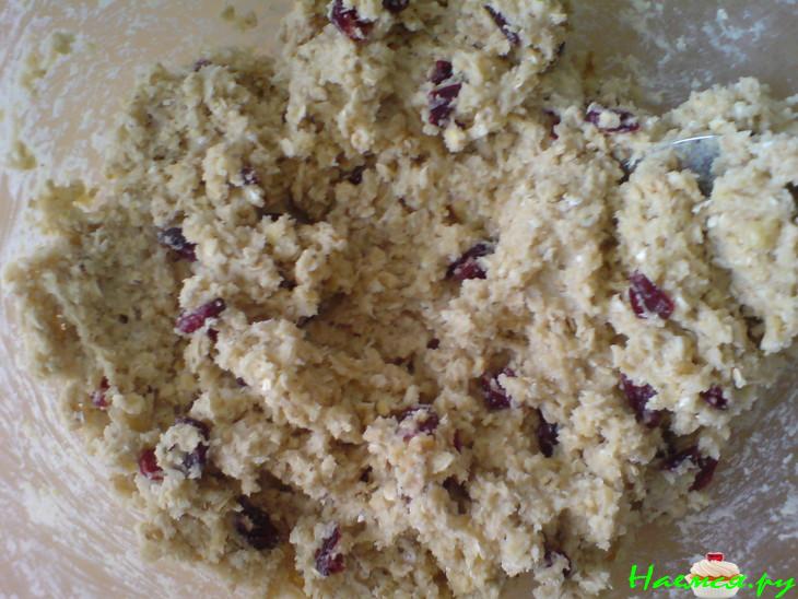 Овсяное печенье с сушеной клюквой Овсяное печенье с сушеной клюквой