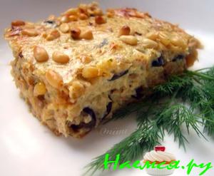 Запеканка с тунцом и кремчизом