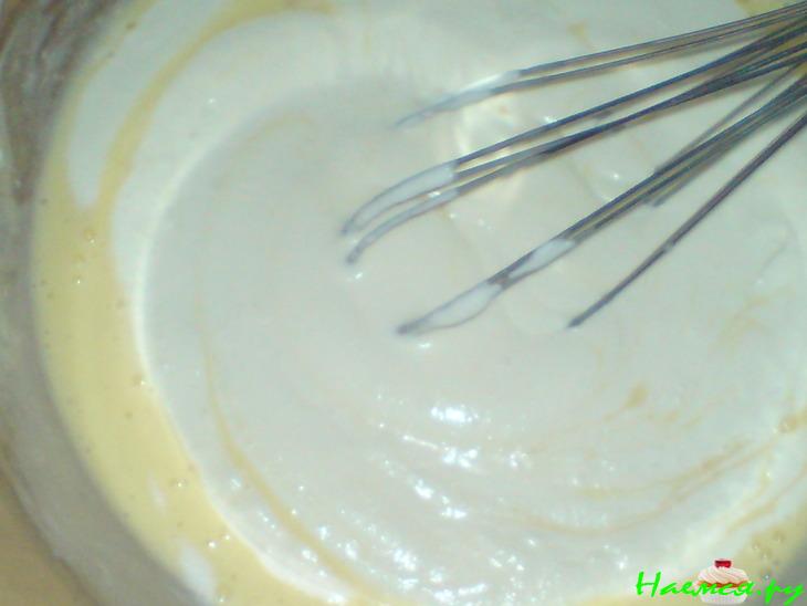 Пирожные с творожно-манговым кремом