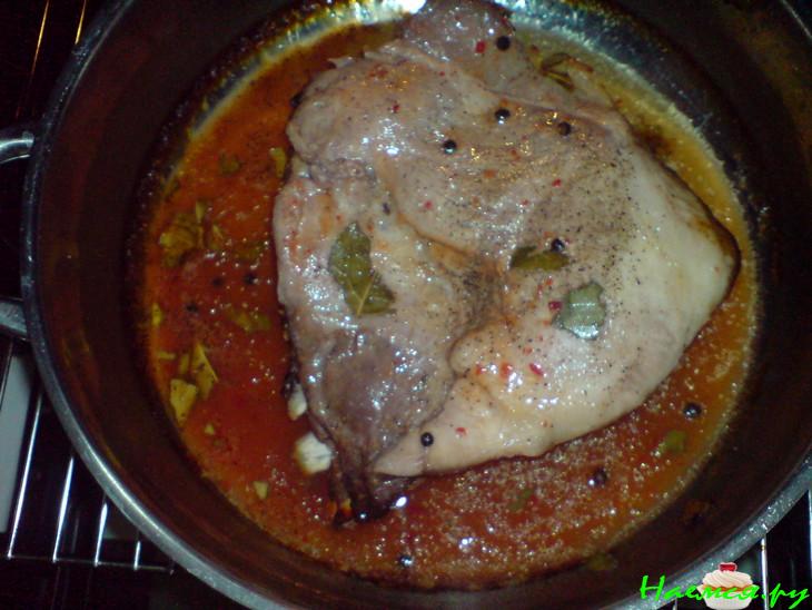 Грудинка, маринованная в ананасовом соке