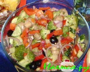 Вкусный салатик с брокколи Вкусный салатик с брокколи