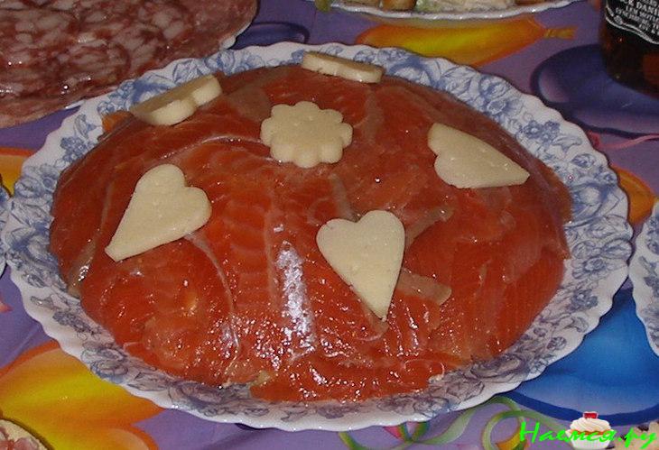 Салат "Морской" с авокадо