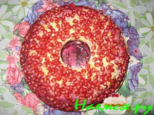 Салат "Гранатовый браслет" с копченой курицей Салат "Гранатовый браслет" с копченой курицей