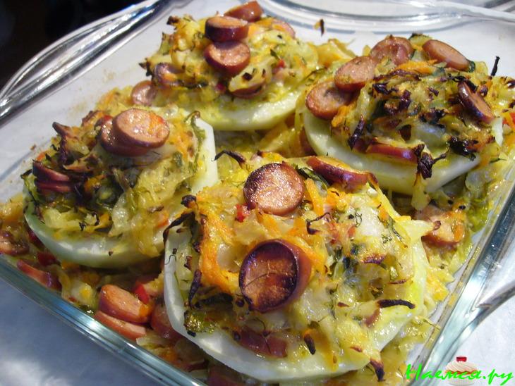 Капуста в капусте или фаршированная кольраби