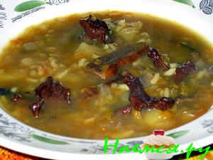 Суп из грибов ассорти из запасов Суп из грибов ассорти из запасов