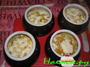 Жаркое с мясом и грибами в горшочке Жаркое с мясом и грибами в горшочке