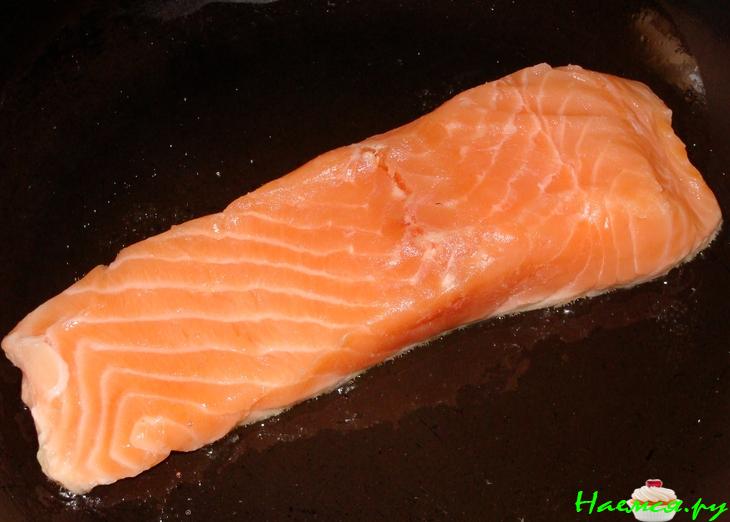 Лосось в кисло-сладком соусе