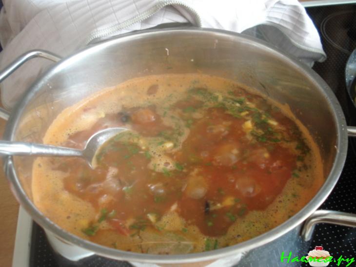 Солянка мясная - первая!!! Солянка мясная - первая!!!