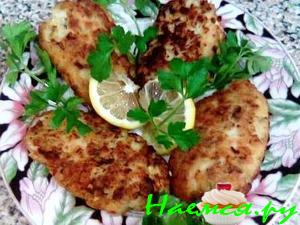 Рыбные котлеты с укропом
