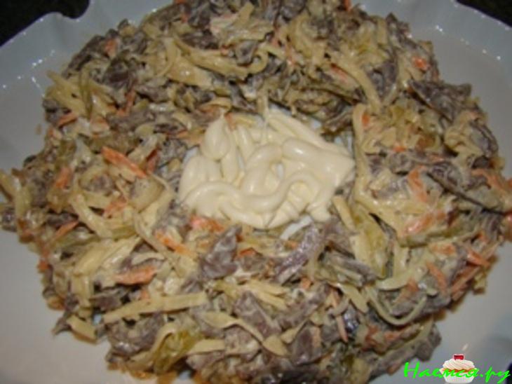 Салат "Гнездо"