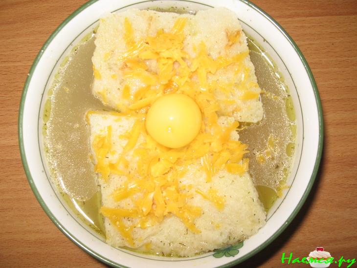 Суп "Pavese" (моя интерпретация) Суп "Pavese" (моя интерпретация)