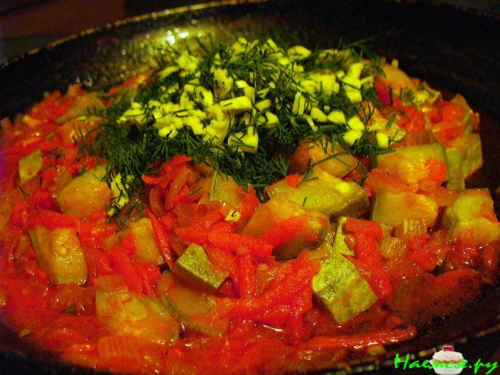 Соте из кабачков