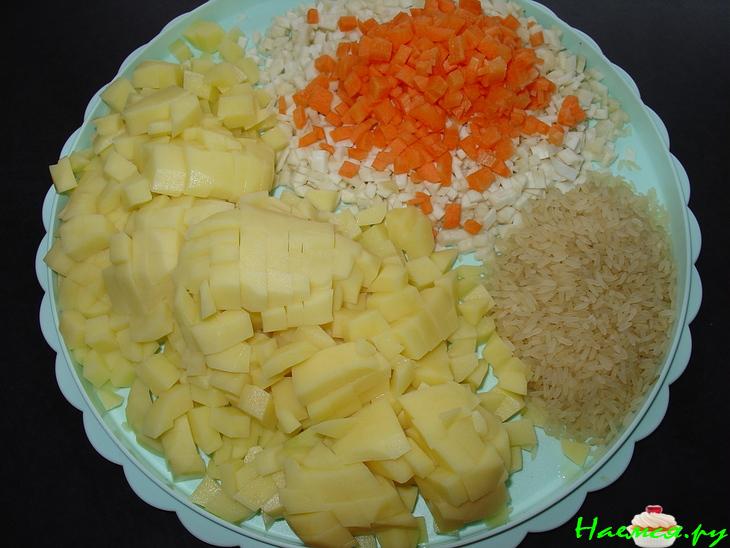 Суп с щавелем и сливочным сыром (Вариант)