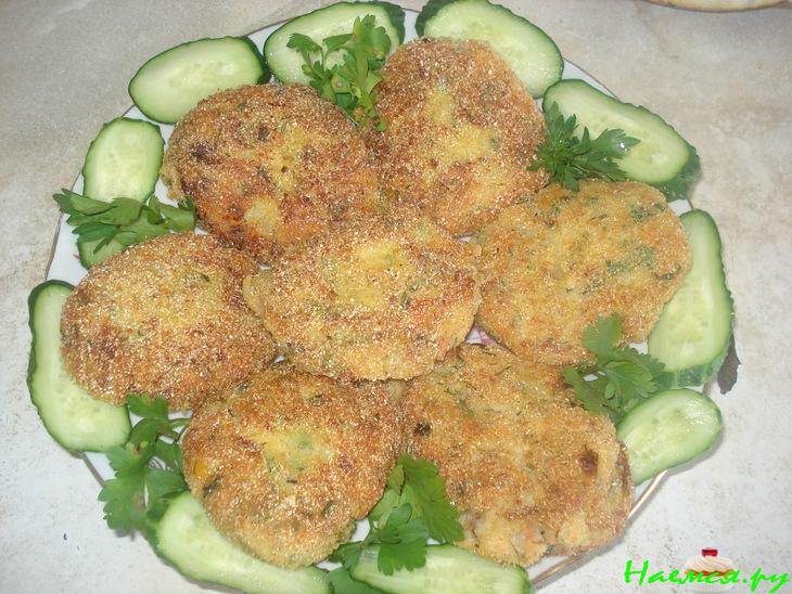 Котлеты из форели с овощами Котлеты из форели с овощами