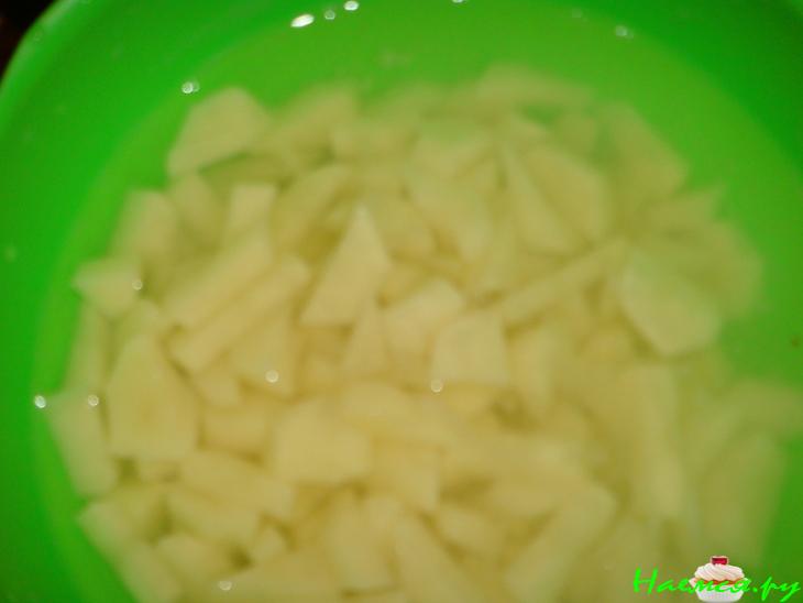 Сырный суп с клецками