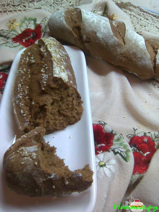 Багет «Неделька» на закваске. Рецепт один, а хлеб каждый день разный!