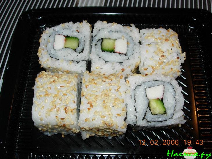 Роллы по-домашнему (очень вкусно)