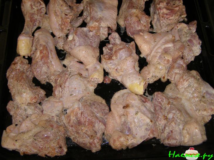 Запеченные окорочка