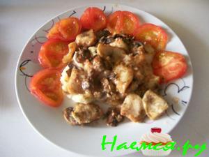 Запеченная рыбка с грибами. Диета должна быть вкусной!