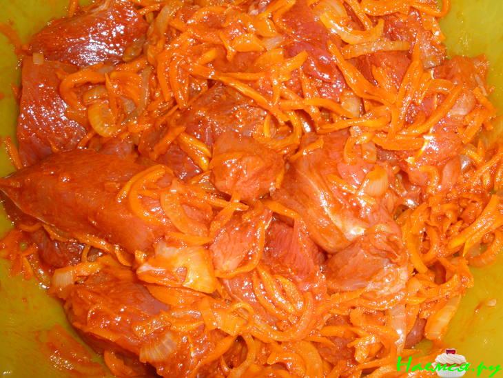 Мясо с картофелем в маринаде Мясо с картофелем в маринаде