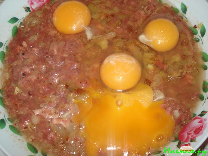 Фаршированная курица (потрошками)