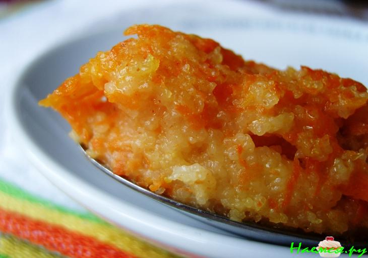 Каша манная с морковью