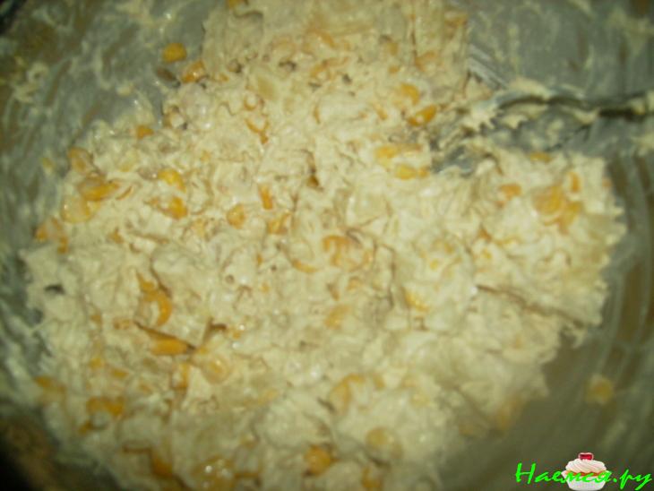 Лёгкий куриный салатик