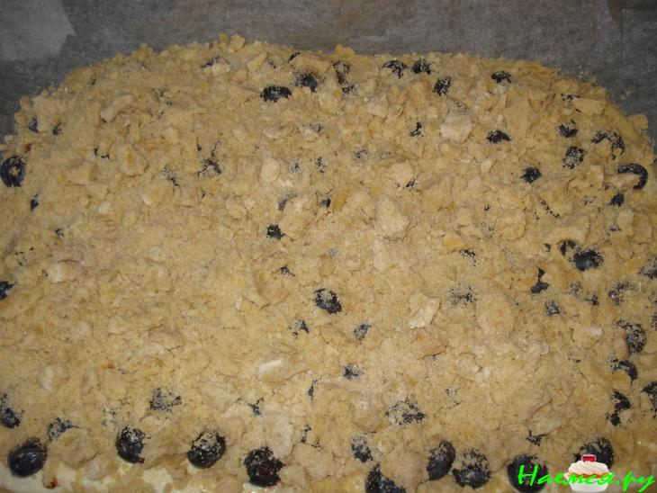 Пирог с голубикой