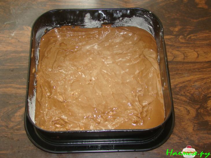 Торт "Баунти" в шоколадной глазури