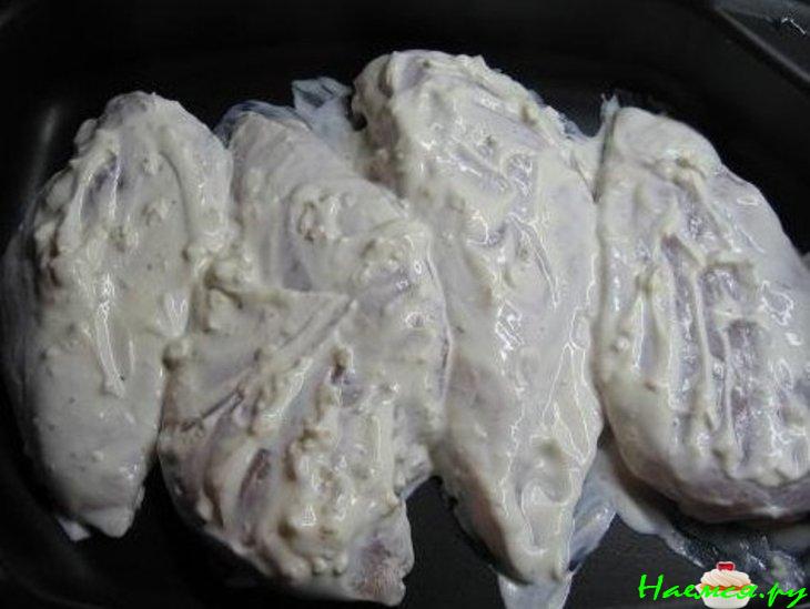 Куриные грудки с сыром