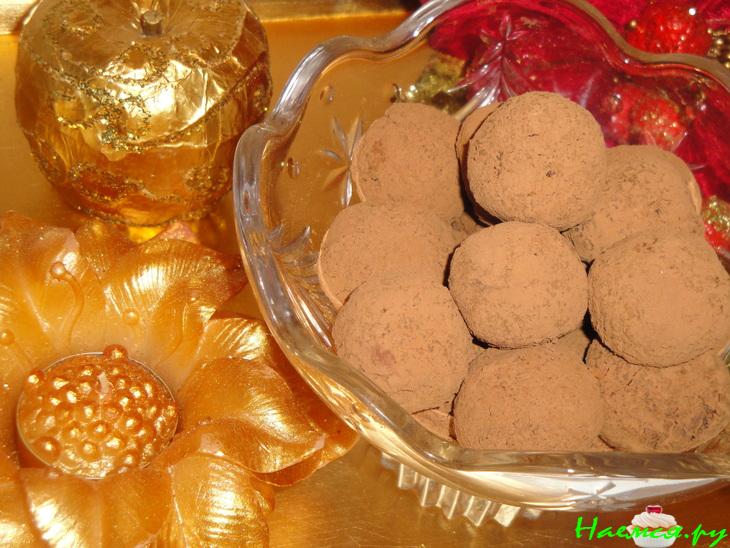 Миндально-шоколадные конфеты