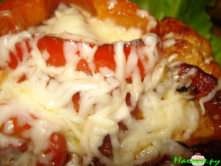 Куриное филе в чесночной карамели