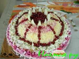 Салат "Шапка Мономаха"