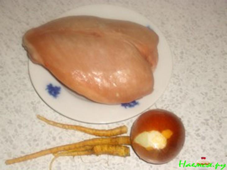 Суп куриный с сельдереем