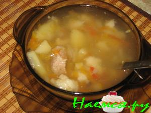 Легкий супчик с цветной капустой Легкий супчик с цветной капустой