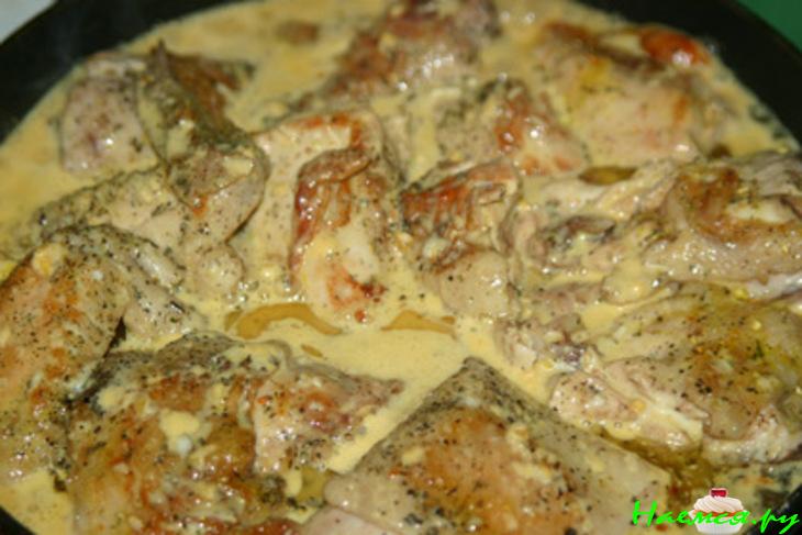 Нежная курочка карри