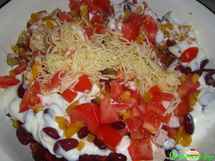 Салат с бобами Салат с бобами