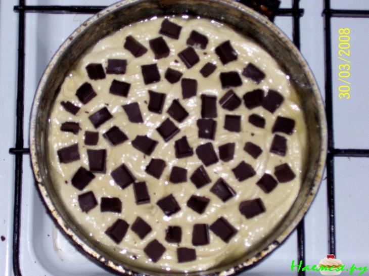 Кекс на сгущенном молоке с шоколадом