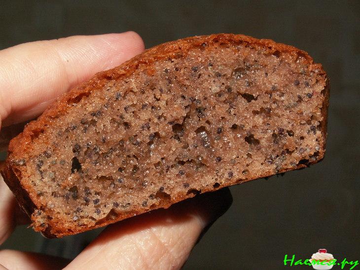 Шоколадно-маковые кексы