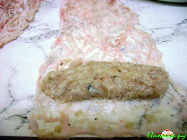 Куриные колбаски домашние